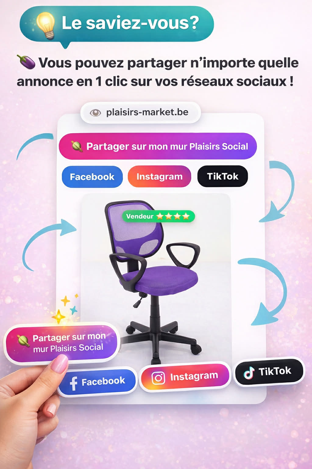 Partager vos annonces